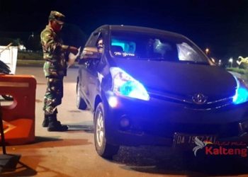 Langgar Jam Malam PSBB Kapuas, Puluhan Kendaraan Di Paksa Putar Balik