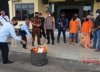 Ribuan Butir Zenith Turut Dimusnahkan Dengan Cara Dibakar