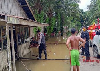 DAS Seruyan Meluap, Lima Desa Di Danau Seluluk Kebanjiran
