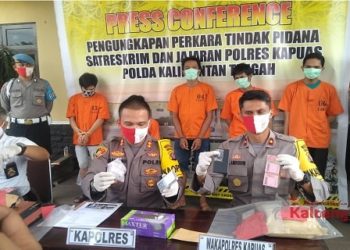 Selama Enam Bulan Polres Kapuas Ungkap 23 Kasus Narkoba Dengan 33 Tersangka