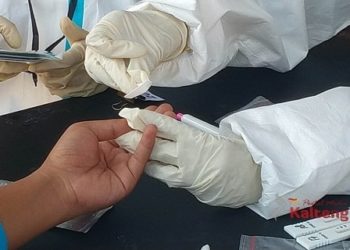 21 Tahanan Polresta Palangka Raya Lakukan Rapid Test