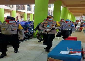 TNI - Polri Pantau Kesiapan Masyarakat Barsel Terapkan New Normal