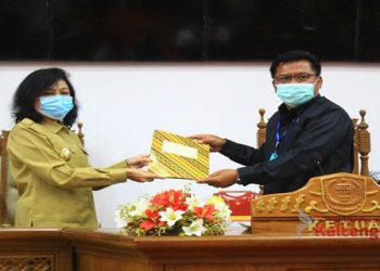 DPRD Pulang Pisau Lakukan Rapat Paripurna Tentang Pertanggungjawaban APBD 2019