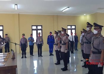Kapolres Lantik Sejumlah Pejabat di Polres Kapuas