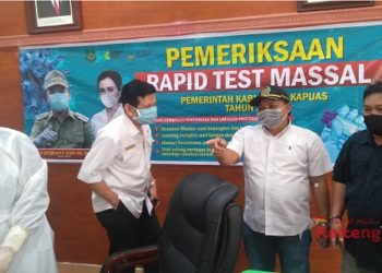 Hasil Rapid Test di Kabupaten Kapuas Ditemukan 3 orang Reaktif