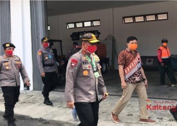 Pastikan Kesiapsiagaan Hadapi Karhutla, Kapolda Kalteng Tinjau Gudang Logistik BPBD