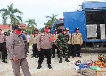 Polres Kabupaten Pulang Pisau Gelar Apel Kesiapan Karhutla