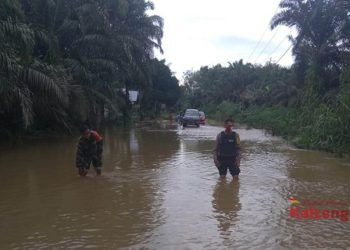 Banjir di Kecamatan Danau Seluluk Semakin Meluas