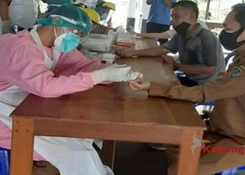 Puluhan Pegawai Pemkab Seruyan Jalani Rapid Test