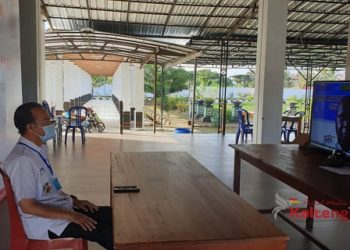 Bupati Seruyan Ikuti Video Conference Dengan Bappenas RI