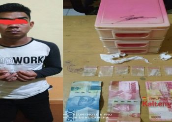 Awir Ditangkap Satnarkoba Polres Seruyan Karena Edarkan Sabu