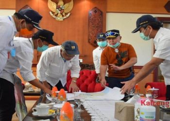 Menteri PUPR Lihat Kesiapan Lokasi Lumbung Pangan di Kalteng