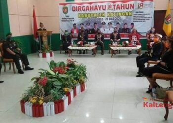 Dandim 1015 Sampit Hadiri HUT Kabupaten Katingan Ke-18