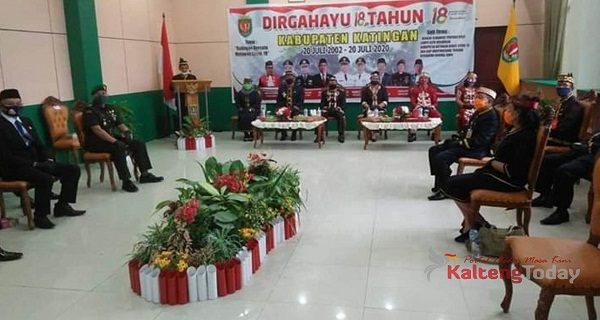 Dandim 1015 Sampit Hadiri HUT Kabupaten Katingan Ke-18