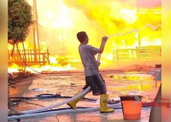 Sei Hanyo Membara, 18 Rumah Warga Ludes Terbakar