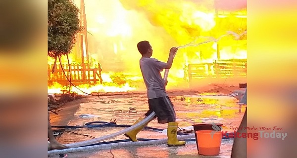 Sei Hanyo Membara, 18 Rumah Warga Ludes Terbakar