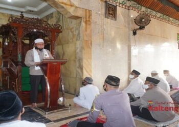 3 Pesan Kapolres Kotim Saat Menjadi Khatib Shalat Idul Adha