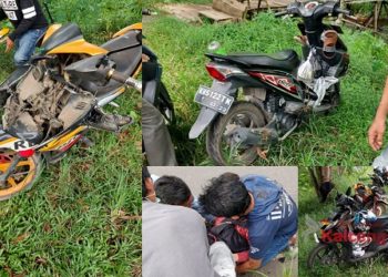 Tabrakan Dua Sepeda Motor di Mahir Mahar, Satu Dilarikan Ke Doris Sylvanus