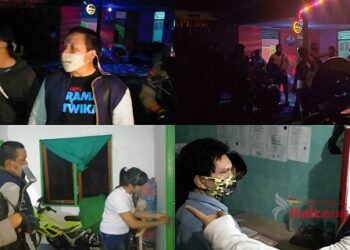 Nekat Buka ,Karaoke Harmoni Dibubarkan Polisi