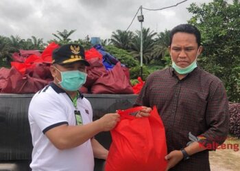 Pemprov Kalteng Bantu 300 Sembako Untuk Korban Banjir Lamandau