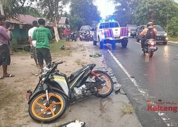 Mencoba Menyalip, Pria Ini Tewas Tersenggol Bak Truck di Jalan Cilik Riwut Km 14