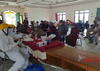 Rapid Test Massal Digelar di Kecamatan Hanau, Seruyan