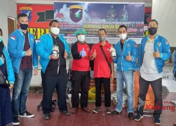 KNPI Kotim Ikuti Kegiatan Sosial Donor Darah di Kodim 1015 Sampit