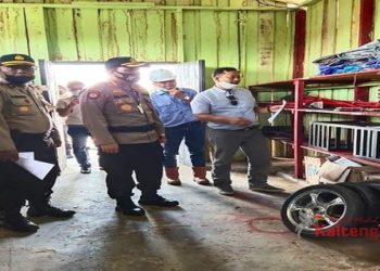Bantu Polisi, Perusahaan Kelapa Sawit Sediakan Alat Pemadam Kebakaran Untuk Cegah Karhutla