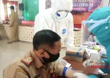 Belasan Pejabat Mura Rapid Test, Seorang Kadis Dinyatakan Reaktif Covid-19