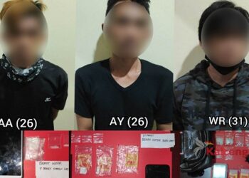 Dalam Semalam Polisi Tangkap 3 Pengedar Sabu di Palangka Raya