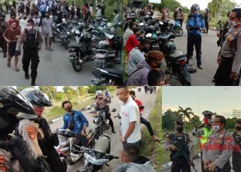 Balap Liar Kembali Terjadi di Kawasan Bandara Tjilik Riwut