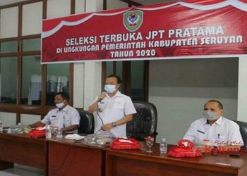 Bupati Seruyan Buka Kegiatan Seleksi Terbuka Jabatan Pimpinan Tinggi Pratama