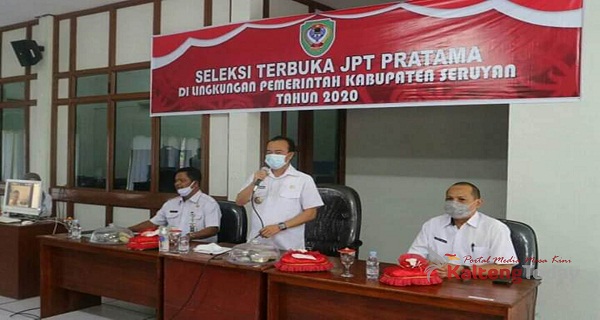 Bupati Seruyan Buka Kegiatan Seleksi Terbuka Jabatan Pimpinan Tinggi Pratama