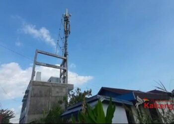 Tower Diatas Ruko Bertingkat Kuala Kapuas Diduga Tak Ada Ijin IMB