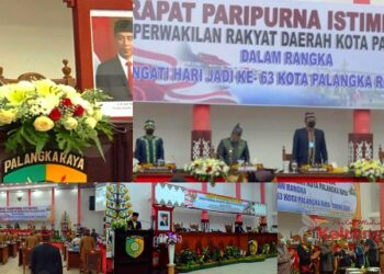 Hari Jadi Palangka Raya Ke 63, DPRD Kota Gelar Rapat Paripurna Istimewa