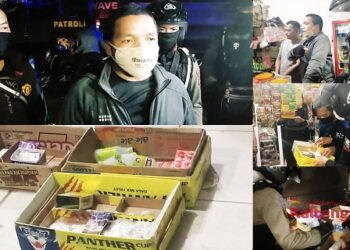 Polisi Gerebek Dua Warung Jalan Bawean Palangka Raya