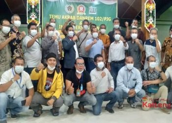 Danrem 102 Panju Panjung Temu Akrab Dengan Insan Pers Kalteng