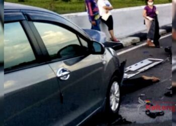 Waduh, Mobil Yang Ditabrak MX King di Jembatan Tumbang Nusa Milik Anggota DPRD Banjarmasin
