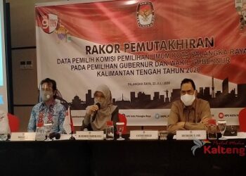 Satukan Persepsi, KPU Palangka Raya Gelar Rakor Pemutakhiran Data Pemilih