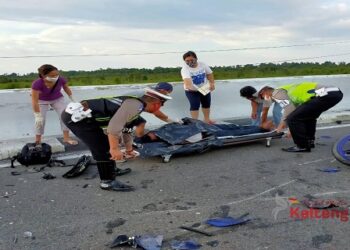 Tabrakan Maut di Jembatan Tumbang Nusa Tewaskan Dua Orang