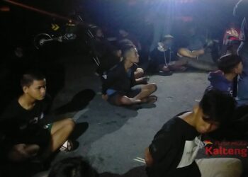 Puluhan Remaja Tawuran di Amankan Tim Raimas Sabhara Polda Kalteng