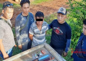 Pengedar Sabu Tangkap Polisi Dijalan Holding Perusahaan Batu Bara
