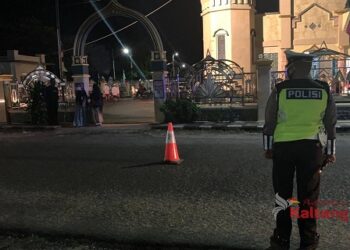 Amankan Peringatan Tahun Baru Islam, Polres Seruyan 'Kepung' Masjid Nurul Yaqin Kuala Pembuang