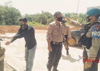 Edukasi Warga, Polsek Danau Sembuluh Terapkan Protokol Kesehatan Ketat Bagi Semua Anggota