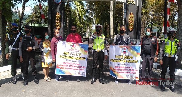 GMKI dan Ormas Kristen Bagikan 2.000 Masker