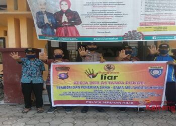 Babinkamtibmas Polsek Seruyan Hilir Sosialisasikan Pencegahan Pungli Di Desa