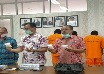 Sindikat Narkotika Antar Pulau Dicokok BNNP Kalteng, Setengah Kilogram Sabu Diamankan
