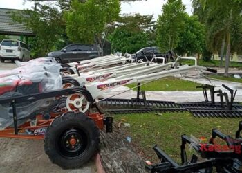 Alat Pertanian Untuk Program Food Estate Mulai Tiba di Pulang Pisau