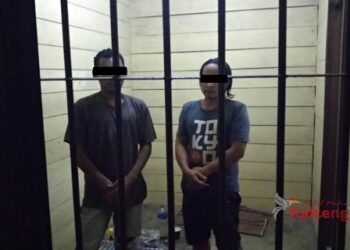 Polsek Seruyan Tengah Amankan Dua Pelaku Pembawa Kayu Ulin Ilegal