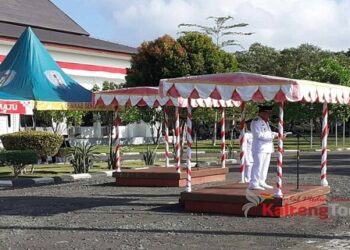 Bupati Seruyan Pimpin Upacara HUT Kemerdekaan RI Ke-75